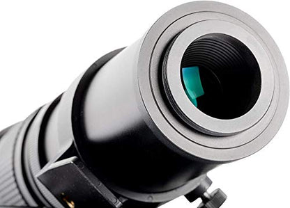 Ultimaxx 420-800mm (w/Converter 840-1600mm) f/8.3-16 Manual Telephoto T-Mount Lens Kit for EOS Rebel T5i, T6, T7, T6i, T6s, T7i, T8i, SL2, SL3, 60D, 70D, 77D, 80D, 90D, 5D Mark IV, 7D Mark II & More