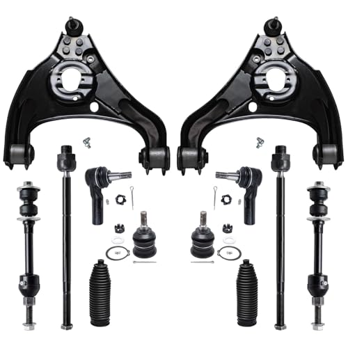 Detroit Axle - RWD Front End Suspension Kit for 2006-2010 Dodge Ram 1500 - size: 12CS48098/12PC