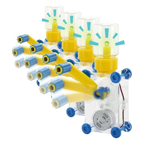 Tenergy ODEV Dynamo Lantern Educational STEM Building Toy, Hand Cranked Power Generator, Light Bulb Science Experiments Kits for Kids Age 14+ (Pack of 4) - size: 2.5 x 1.75 x 5 inches (Pack of 4)