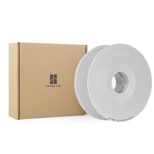 Original Bamboo Lab AMS Filament Tray Detachable Filament Reel Spool Holder Low Temperature Tray Reusable Fit for PLA,PETG,TPU,ABS Compatible with Bambu X1,P1,A1 3D Printer (White) - color: White