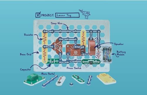 SNAP CIRCUITS Extreme SC-750 STEM Electronics Kit for Kids Ages 8+ - size: 750 Projects