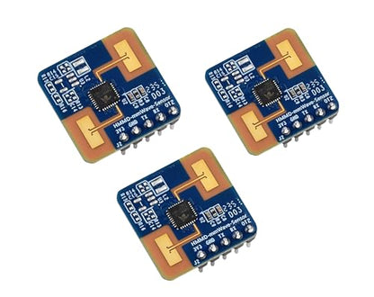 3PCS Human Micro-Motion Detection mmWave Sensor, Compatible with Raspberry Pi/Pi Pico/Jetson Nano/ESP32, 24GHz mmWave Radar, Frequency Modulated Continuous Wave (FMCW) Technology,UART & GPIO Output - color: 3PCS