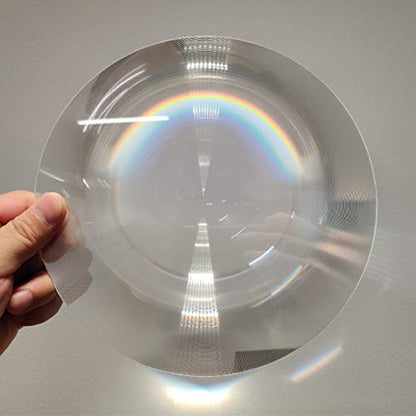 Six Seasons 2-Pack Large Fresnel Lens, 300mm(11.81"), 360mm(14.17") PMMA for Senior Magnifying, Solar Heating & Optical Science Kits - size: Focal length 360mm