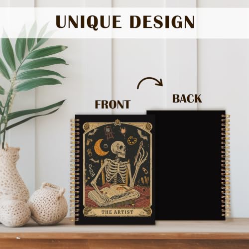 Qabliqo Artist Gifts for Men Women Spiral Notebook Journal - color: Artist