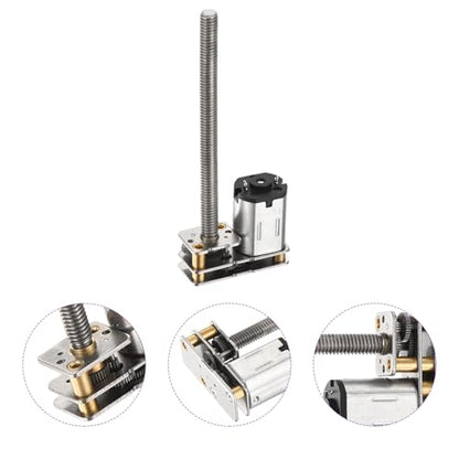 DMiotech 6V 30RPM Rated Torque 12 Output Shaft Length 55mm Micro DC Speed Reduction Motors Mini Metal Gearbox Motor for RC Car Robots Model DIY RC Toys Engine - style: 30RPM