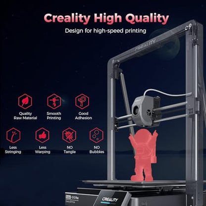Creality Official Hyper PLA Filament 1.75mm, Glow in The Dark Filament, 3D Luminous PLA Printer Filament, RFID Filament, Best with UV Lamps, Fit Most FDM 3D Printers, 1kg Spool (2.2 lbs) Pink - color: Luminous Pink