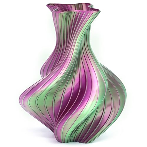 Silk Dual Color Fuchsia Green PLA 1.75mm 1kg Shiny 3D Printer Filament FDM - color: A_pla-2ssc-12 Silk Green+fuchsia