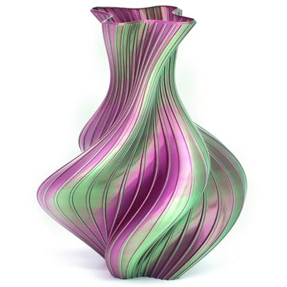 Silk Dual Color Fuchsia Green PLA 1.75mm 1kg Shiny 3D Printer Filament FDM - color: A_pla-2ssc-12 Silk Green+fuchsia