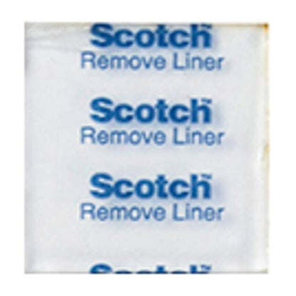 Scotch LINENSPA MMM859 Removable Mounting Squares, 0.68", Clear (Pack of 2) - size: 0.68" (Pack of 2)