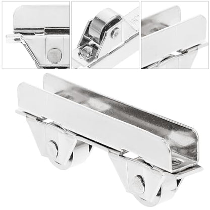Angoily 10Pcs Mini Stainless Steel Showcase Window Roller for 5-6mm Thick
