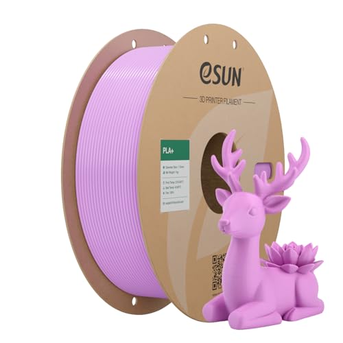 eSUN PLA+ Filament 1.75mm Lilac, PLA Plus 3D Printer Filament - color: 1kg-lilac