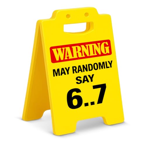 Funny 67 Desk Decor Sign Trendy 67 Decorations Sign Home Room Decor - color: color-F