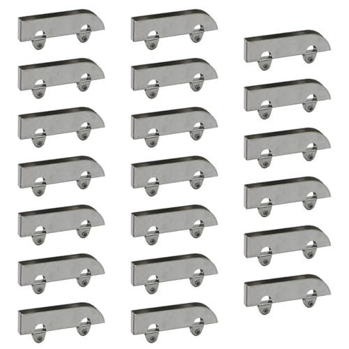20pcs Stainless Steel Sliding Roller Pulley,Mini Showcase Window Roller Replacement Sliding Door Wheels for 3-5mm Thick Display Glass Door(Iron Wheel) - style: Iron wheel