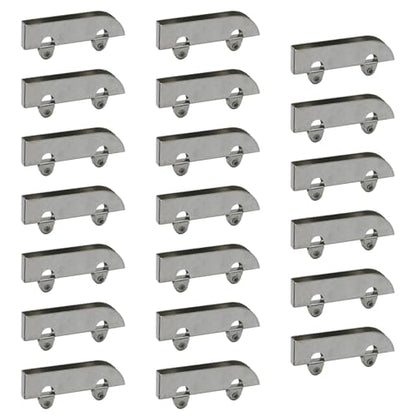 20pcs Stainless Steel Sliding Roller Pulley,Mini Showcase Window Roller Replacement Sliding Door Wheels for 3-5mm Thick Display Glass Door(Iron Wheel) - style: Iron wheel