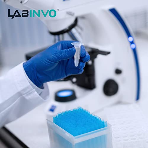 5ml Sterile Microcentrifuge Tubes with Safe-Lock Cap, Pack of 200, Max.RCF25000×G Conical Bottom Centrifuge Tubes, PP Material, Molded Graduation 10.5x51mm, IN-MT50A - style: 5mL, 200PCS,Sterile
