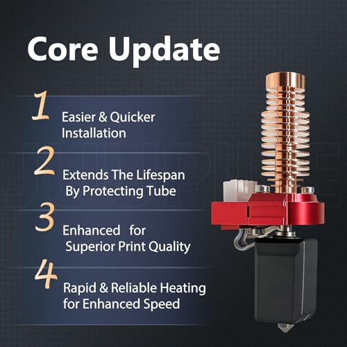 NEW High Thermal Conductivity Hotend for Flashforge Adventurer 5M/ 5M Pro Extruder Kit（with 0.25MM/0.4MM/0.6MM/0.8MM Hardened Steel Nozzle）Ceramic Print Head for FF AD5M Accessories