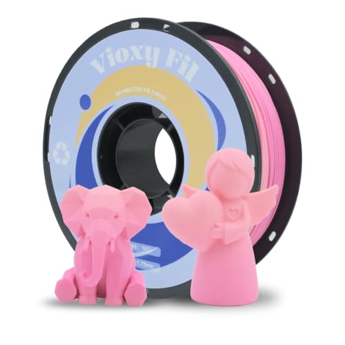 Matte Rainbow PLA 3D Printer Filament, 1.75mm, 1KG Spool (2.2lbs),Gradient Filament for Most FDM 3D Printers, Spring Pink - color: Spring-pink, size: 1kg