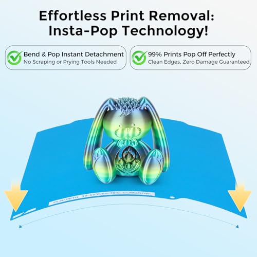 Comgrow ArcticGrip Aurora Cold Build Plate for Bambu-Lab A1 Mini 3D Printer - size: 184x184mm