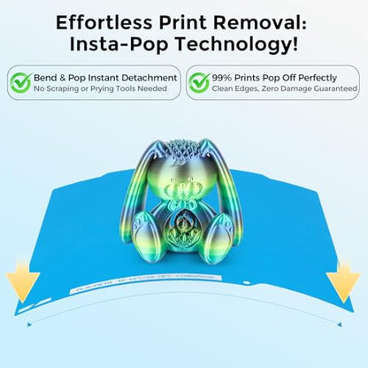 Comgrow ArcticGrip Aurora Cold Build Plate for Bambu-Lab A1 Mini 3D Printer - size: 184x184mm