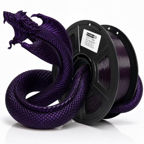 PETG 3D Printer Filament, Twilight Purple, Blue Black, 1kg Spool - color: Petg Twilight Purple
