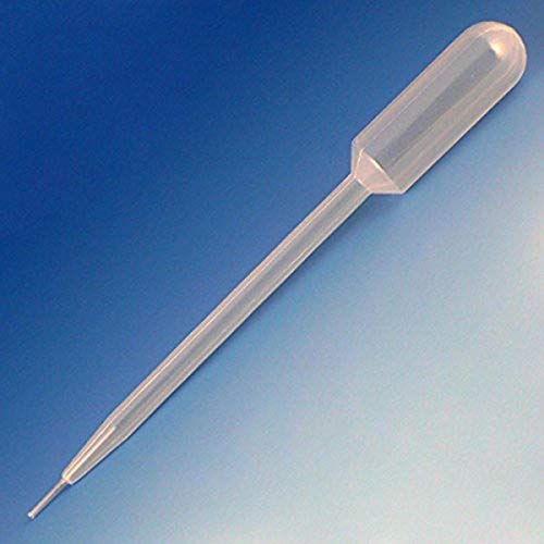 Globe Scientific 134090-400 LDPE Fine Tip Transfer Pipet, Non-Sterile, 147mm Length, 8.7mL Capacity (Box of 400)