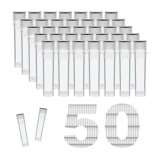 2.0ml Cryovials, O-Ring Caps, Clear Cryotubes, Bag of 50 - color: Clear, size: 2.0ml