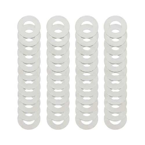 M8x16mm 304 Stainless Steel Shim Washers, Precision Thin Spacers - size: M8X16