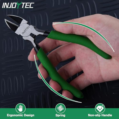 Mini Wire Flush Cutters 5 Inch Wire Cutters Diagonal Cutters - size: 5"