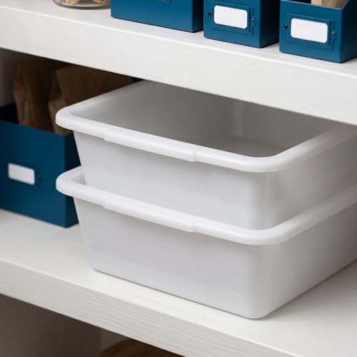 VOSAREA Laboratory Containment Tray, White Plastic Tray 9.43 x 6.68 in