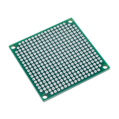 Double Sided LF HASL Perf Board, PCB Board, Electronic Circuit Board for DIY Prototype Circuit, FR4, Plated Through Hole Solder Prototype Board, ST-PERF-2-2 (2" x 2" - 2 Pack) - style: 2" x 2" - 2 Pack
