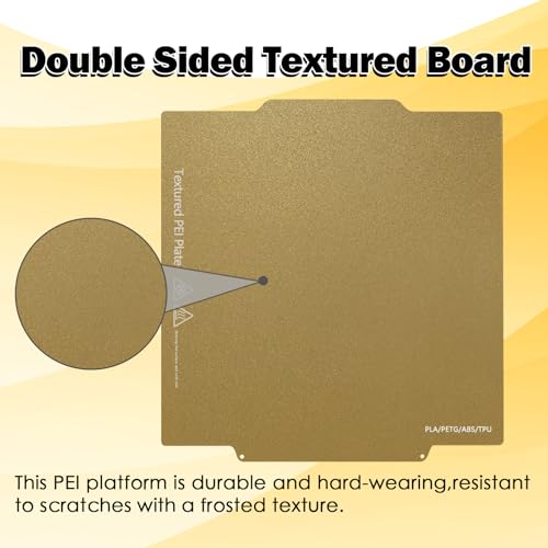 Creator 5 Build Plate Double Sided Textured Board Removable Heated Bed - color: Gold