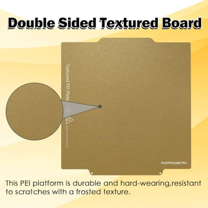 Creator 5 Build Plate Double Sided Textured Board Removable Heated Bed - color: Gold