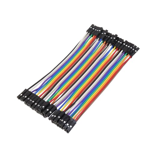 Antrader Breadboard Jumper Wires,40P 10CM/3.9" Male/Female for Raspberry Pi - size: 3.9 Inch (10cm), style: 40 Pin (M/M, M/F, F/F)