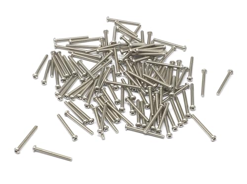 iexcell 100 Pcs M2 x 20mm Thread Pitch 0.4 mm Stainless Steel 304 Hex Socket Button Head Cap Screws Bolts Kit - size: M2 x 20mm