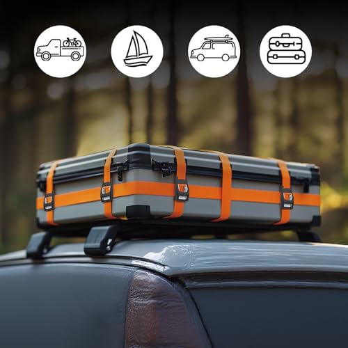 Nilight 1in x 12ft Heavy Duty Lashing Straps 4PCS - color: 1in x 12ft Lashing Straps