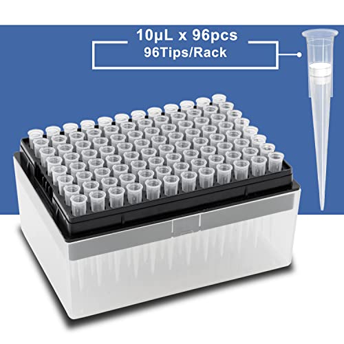 ONiLAB 200µL Universal Pipette Tips, 96 Tips/Rack, DNase/RNase Free - size: 200ul