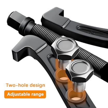 Car 3 Jaw Inner Bearing Puller, 12'' Heavy Duty Pilot Gear Extractor Wheel Bearing Pulling Tool with Reversible Jaws, Internal External Gear Pulley Removal Tool for Motorcycle RV SUV - size: 12 Inch