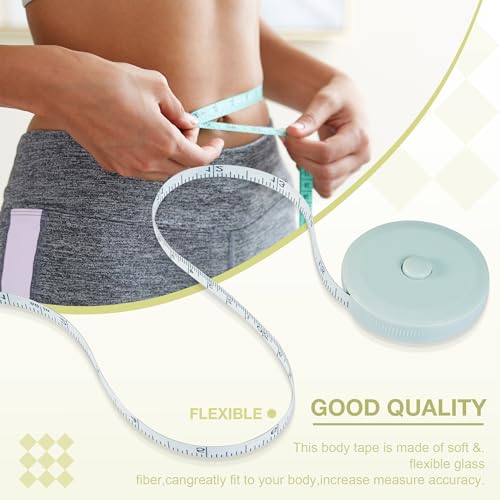 8 Cartoon Cute Pocket Kids Tape Measure Retractable+2 Pack Soft Body Measuring Tape for Body Measurements(60-Inch), Mini Tape Measures for Body, Sewing, Cutting, Weight Loss Measurement