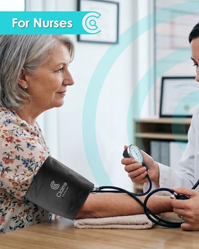 Manual Blood Pressure Cuff for Home Medical BP Monitoring, Black - color: Black, style: Without Stethoscope