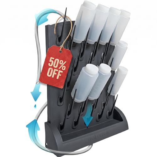 Bottle Drying Rack - Commercial 32-Peg Organizer - size: 32 Pegs