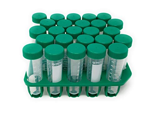 SPL 50ml Conical Centrifuge Tube PP/HDPE with PP Racks, Sterile, DNase/RNase - Free (12 Racks (300 Tubes)) - size: 12 Racks (300 Tubes)