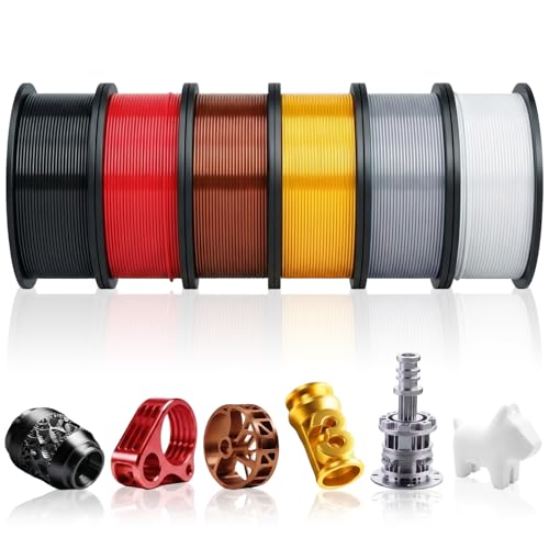 Pangda 3D Printer Filament Pla Bundle 1.75mm Multicolor, ±0.02mm Dimensional Accuracy, 3D Printing Filament for DIY Projects, Holiday Crafts(1.5 kg,Classic Color) - color: Classic Color, size: 1.5 kg