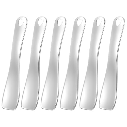 6-Piece Stainless Steel Mini Spatula Set, Skincare And Makeup Scoops