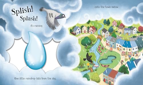One Little Raindrop: A Science Book for Little Children That Explores The Water Cycle Through Interactive Holes on Pages (Life Cycles)