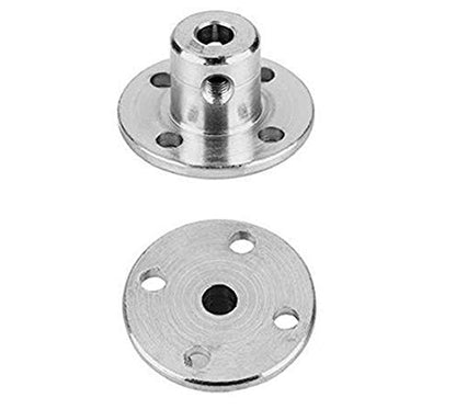 4Pcs 3.17mm Flange Coupling Connector, Rigid Guide Model Coupler Accessory, Shaft Axis Fittings for DIY RC Model Motors - size: 3.17mm