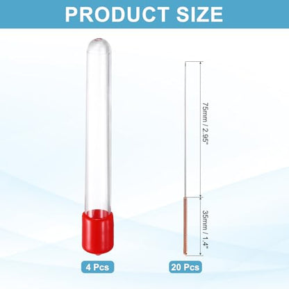 MECCANIXITY 20Pcs 3D Printer Nozzle Cleaning Kit Precision 1mm Stainless Steel Cleaner Needles for 3D Printer Clog Removal, Maintenance - size: 1mm