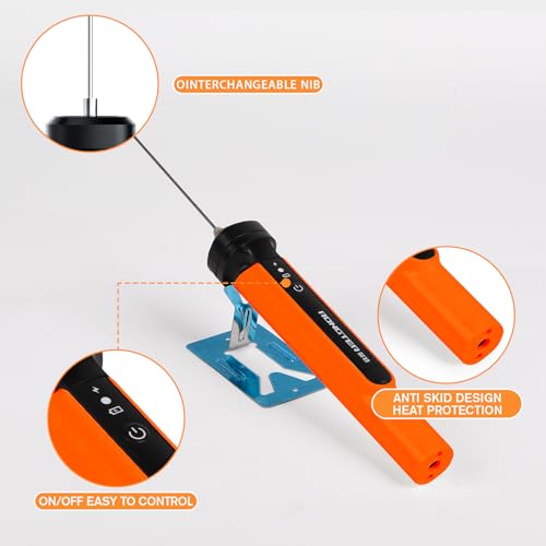 3-in-1 Hot Wire Foam Cutter, 662°F Styrofoam Cutter Kit, Orange - color: Orange