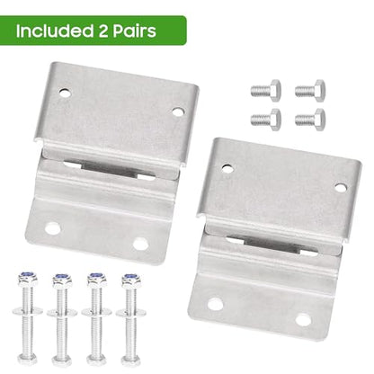 10L0L Golf Cart Seat Hinge Set for Yamaha G&E G8, G14, G16, G19, G20, G22 - style: For Yamaha G22