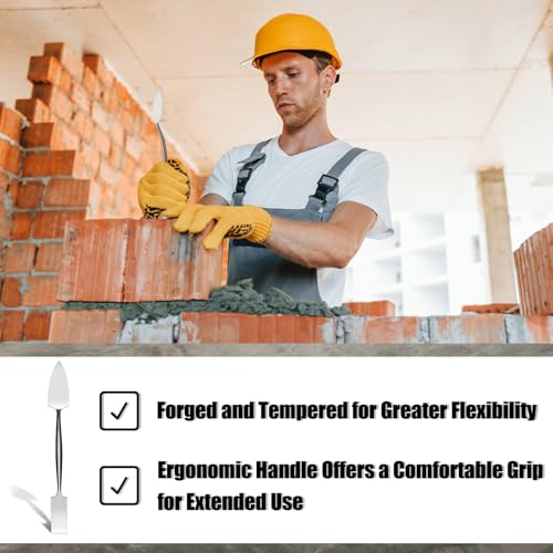 1" Trowel and Square Masonry Tools Margin Square Stucco Spatula - size: 1''