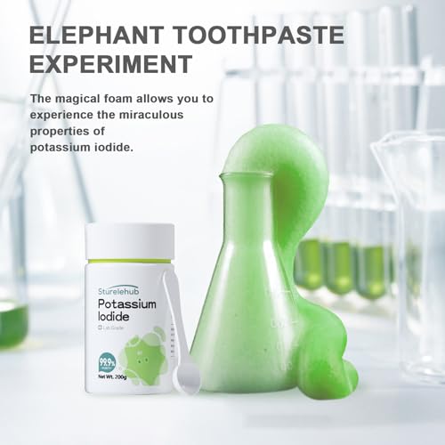 Potassium Iodide 200g, Fast-Acting Catalyst, Elephant Toothpaste - size: 200g